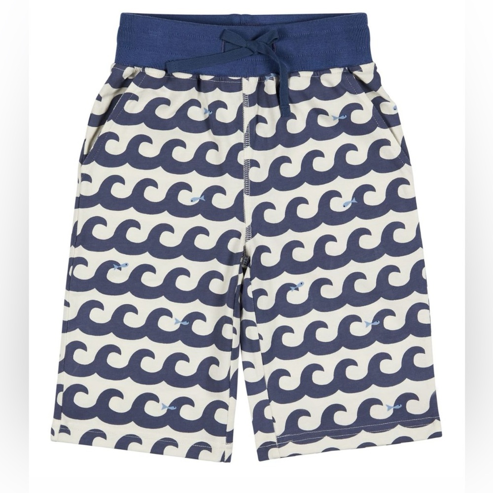 New with tags wave shorts- pigeon organics size 5-6 years